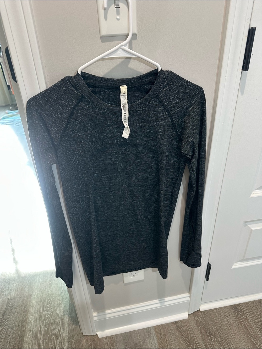 lululemon athletica Dark Charcoal Long Sleeve Crew